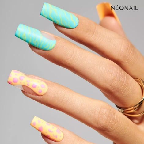 NeoNail Tipsy Elastyczne Do Przedłużania Paznokci Invisible Flexi Tips 02 Clear Square 300 szt.