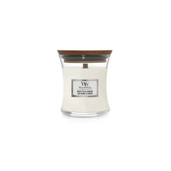 Woodwick White Tea & Jasmine Świeca Zapachowa z Drewnianym Knotem, 85g