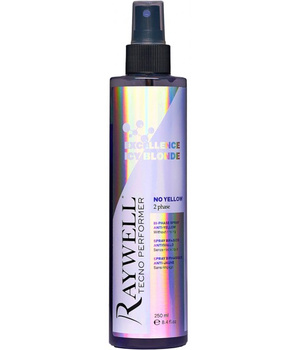 Raywell Excellence Icy Blonde No Yellow 2 Phase, Termoochronny Dwufazowy Spray do Włosów Blond, 250ml