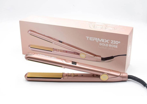 Termix 230 Iron Gold Rose, Profesjonalna Prostownica Tytanowa do Włosów z Podczerwienią