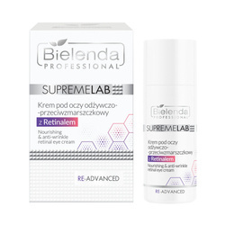 Bielenda Professional SupremeLab Krem Pod Oczy Odżywczy i Przeciwzmarszczkowy z Retinalem 15ml