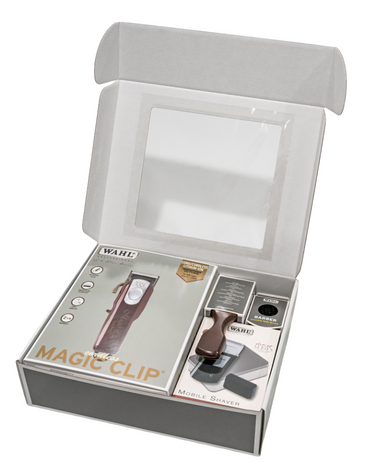 Wahl Professional Zestaw Magic Clip Cordless, Mobile Shaver, Szczotka Fade, Kartacz