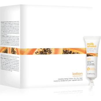 Milk Shake Moisture & More Moisturizing Lotion, Ampułki Intensywnie Nawilżające Włosy, 12ml