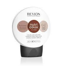 Revlon Nutri Color Creme - Maska koloryzująca do włosów farbowanych, 240ml - kasztan - 642