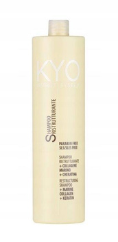 KYO Restructuring Shampoo, Regenerujący Szampon do Włosów Zniszczonych z Keratyną i Kolagenem, 500ml