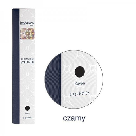 Revitalash Defining Liner Eyeliner Raven Intensywnie Napigmentowany Eyeliner w Formie Kremowej Kredki z Witaminą E. Ciemny Brąz 0.3g