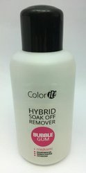 Silcare Soak Off Remover Bubble Gum Aceton z Lanoliną do Usuwania Stylizacji Hybrydowej Guma Balonowa 150ml