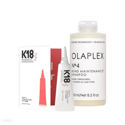 Olaplex No. 4 Szampon Odbudowujący do Włosów 250ml + K18 Molekularna Maska do Włosów 5ml