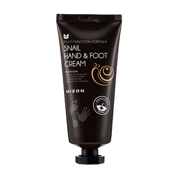 Mizon Hand And Foot Cream [Snail], Krem ze Śluzem Ślimaka do Rąk i Stóp, 100ml