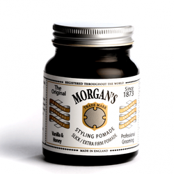 Morgan`S Styling Pomade Extra Firm Hold Vanilla & Honey Wygładzająca Mocno Utrwalająca Pomada do Stylizacji Włosów Waniliowo-Miodowa 100g