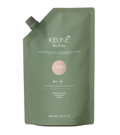 Keune So Pure Polish Conditioner, Nawilżająca Odżywka, Włosy Puszące się, 400ml