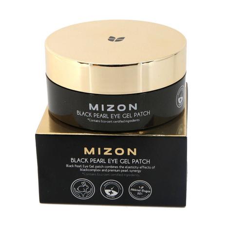 Mizon Black Pearl Eye Gel Patch, Hydrożelowe Płatki Pod Oczy z Ekstraktem z Pereł, 60szt, 84g