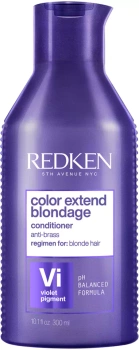 Redken Color Extend Blondage conditioner, Filetowa odżywka, Neutralizuje Żółte, Miedziane i Ciepłe Odcienie, 300ml