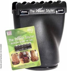 The Power Styler - nakładka na suszarkę do prostowania włosów, czarna