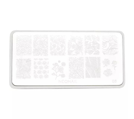 Neonail Plate for Stamps nr 05 Blaszka do Stempli 8787