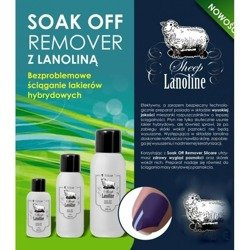 Silcare Soak Off Remover Aceton z Lanoliną do Usuwania Stylizacji Hybrydowej 300ml