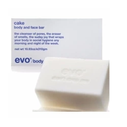 EVO Cake Body And Face Bar, Mydło Nawilżające Delikatnie Oczyszcza Ciało i Twarz, 310g