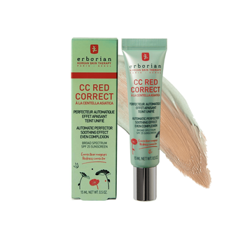Erborian CC Red Correct Creme SPF 25, Beżowy Krem Przeciw Zaczerwienieniom 15ml