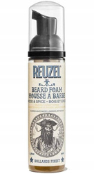 Reuzel Beard Foam Mousse A Barbe Odżywka do Brody w Piance, Wood & Spice, 70ml