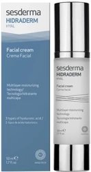 Sesderma Hidraderm Hyal Facial Cream, Nawilżający Krem do Twarzy z Kwasem Hialuronowym, 50ml