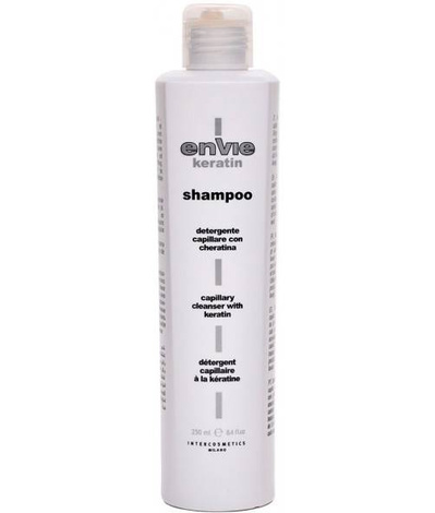 Envie Luxury Shampoo Keratin, Keratynowy Szampon do Włosów po Botoksie, 250ml