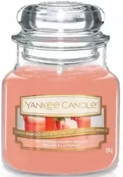 Yankee Candle Small Jar White Strawberry Bellini Koktajl Truskakowy Świeca Zapachowa 104g