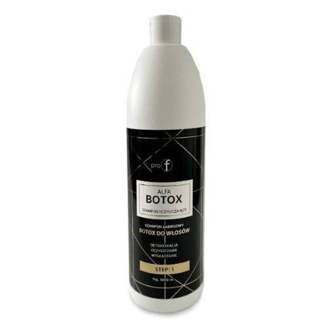 ProF Alfa Botox, Szampon Oczyszczający Przed Zabiegiem Botoks Krok 1, 1000ml