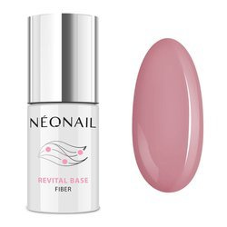 NeoNail Revital Fiber Base Warm Cover Pink - Baza Hybrydowa, 8712, 7,2ml