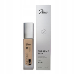 Elever Cosmetics Supreme Skin, Kryjący Podkład o Satynowym Wykończeniu z Filtrem SPF 50+, Sand