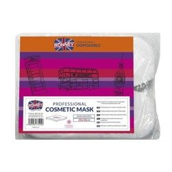 Ronney Professional Cocmetic Mask Profesjonalna Maska Kosmetyczna z Włókniny 28X38 cm 100 szt.