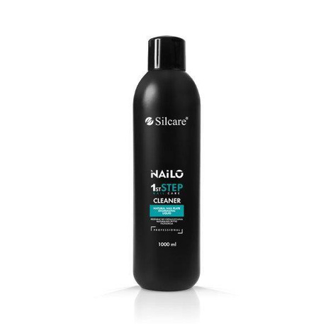Silcare Nailo 1st Step Cleaner - Preparat do odtłuszczania naturalnej płytki paznokcia, 1000ml