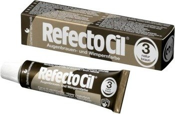 Refectocil Profesionalna Henna do Brwi i Rzęs w Żelu Naturalny Brąz 3 15ml