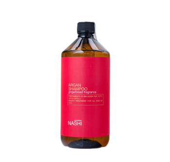 Nashi Argan Shampoo Gingerbread, Naturalny Szampon Arganowy, Dyscyplinuje, Odżywia i Nadaje Blasku Włosom, 1000ml