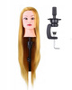 Główka Fryzjerska OLAF Jedwab Wysokotemperaturowy, Statyw, Dł. 80cm + Gratis Szczotka