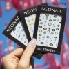 Neonail Nail Boho Silver, Arkusz 58 Złotych, Błyszczących Naklejek do Paznokci, 11493
