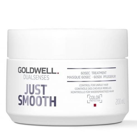 Goldwell Dualsenses Just Smooth 60Sec Treatment Maska Ujarzmiająca dla Niesfornych i Zmierzwionych Włosów 200ml