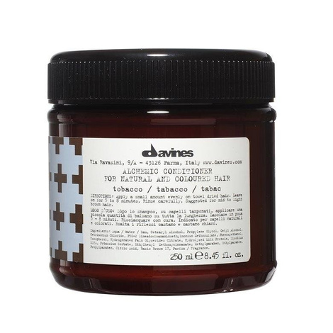 Davines Alchemic Tobacco Odżywka Podkreślająca Kolor Brązowy Brąz Jasnobrązowy 250ml