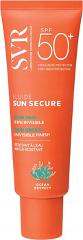 SVR Sun Secure Fluide SPF50+, Lekki Fluid, Krem Ochronny do Twarzy z Filtrami UV, 50ml