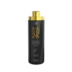 Beox Brasil ROYAL GOLD 24K Luminous Straightner Fluid Trwale Prostujący, Prostowanie, Nanoplastia, 500ml