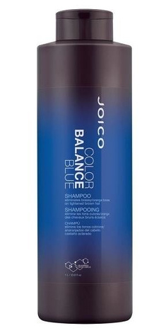 Joico Color Balance Blue Szampon Neutralizujący Żółte Miedziane Tony Włosów Rozjaśnianych Brązowych 1000ml