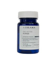 Arkana Advanced EXO Nutri Power, Odmładzająco Prebiotyczny Nutrisuplement z Egzosomami, 30 kapsułek.