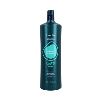 Fanola Wonder No Red Extra Care Shampoo - Szampon Neutralizujący do Włosów Brązowych 1000ml