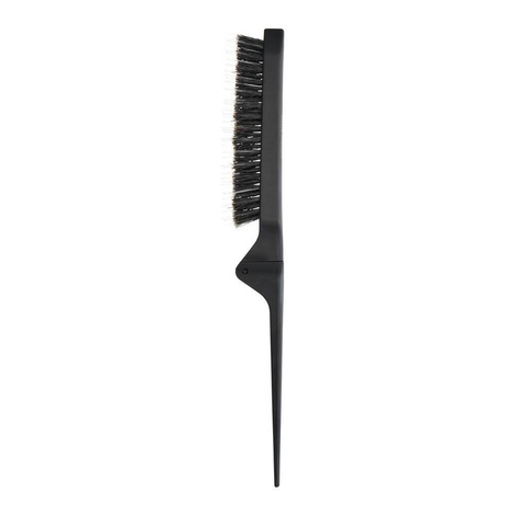 Olivia Garden Style Up Combo Boar&Nylon Bristles Matt Black, Szczotka Kokówka do Tapirowania i Objętości z Włosiem z Dzika Oraz Jonizacją