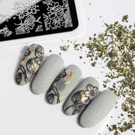 Neonail Plate for Stamps nr 07 Blaszka do Stempli 8789