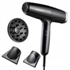 BaByliss PRO Falco, Profesjonalna Suszarka, 2000W, Czarno-Srebrna, BAB8550BE