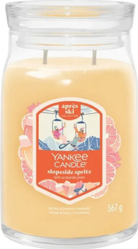 Yankee Candle Signature Large Jar Slopeside Spritz, Duża Świeca Sojowa z Dwoma Knotami, 567g