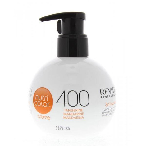 Revlon Nutri Color Creme - Maska koloryzująca do włosów farbowanych, 240ml - mandarynkowy - 400