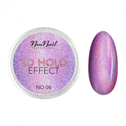 NeoNail Puder 3D Holo Effect 06 metaliczny puder, tworzy trójwymiarowy, holograficzny efekt tęczy 2 gr - 5329-6