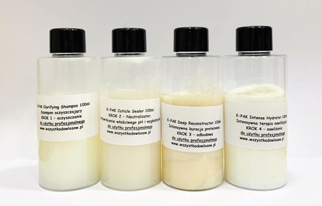 Joico K-Pak Zestaw do Profesjonalnej Odbudowy Włosa 4x 100ml Opakowanie Zastępcze