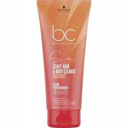 Schwarzkopf BC Bonacure Sun Protect Scalp, Hair & Body Cleanse Szampon do Skóry Głowy, Włosów i Ciała, 200ml